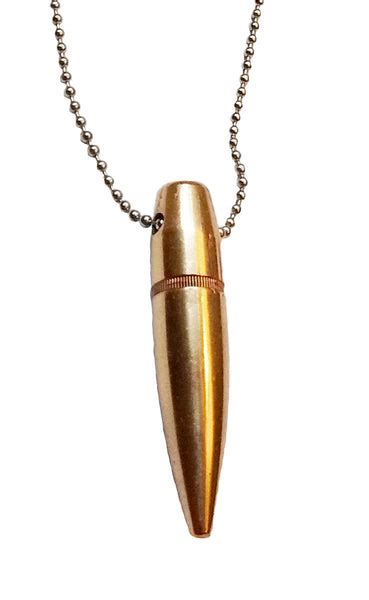 bullet necklace for men|50 cal bullet necklace.